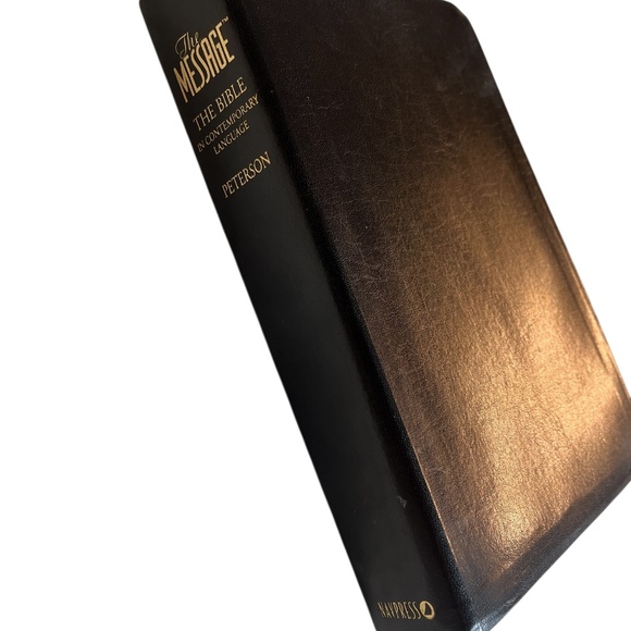 The Message - THE BIBLE in contemporary language - Black bonded leather - gold - Picture 2 of 9